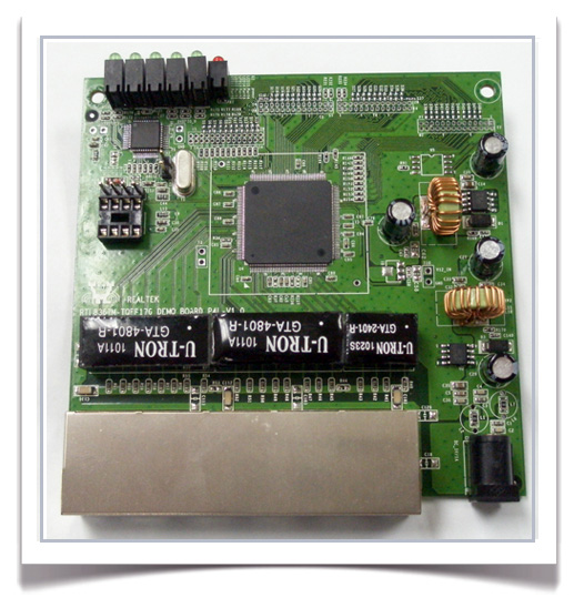7埠超高速乙太網路交換器單晶片(RTL8367M) 