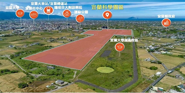 宜蘭園區鳥瞰圖