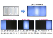 無透鏡設計之LED平面光源