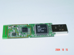 全CMOS USB 2.0雙頻三模無線區域網路晶片組（RTL8187L+RTL8255）